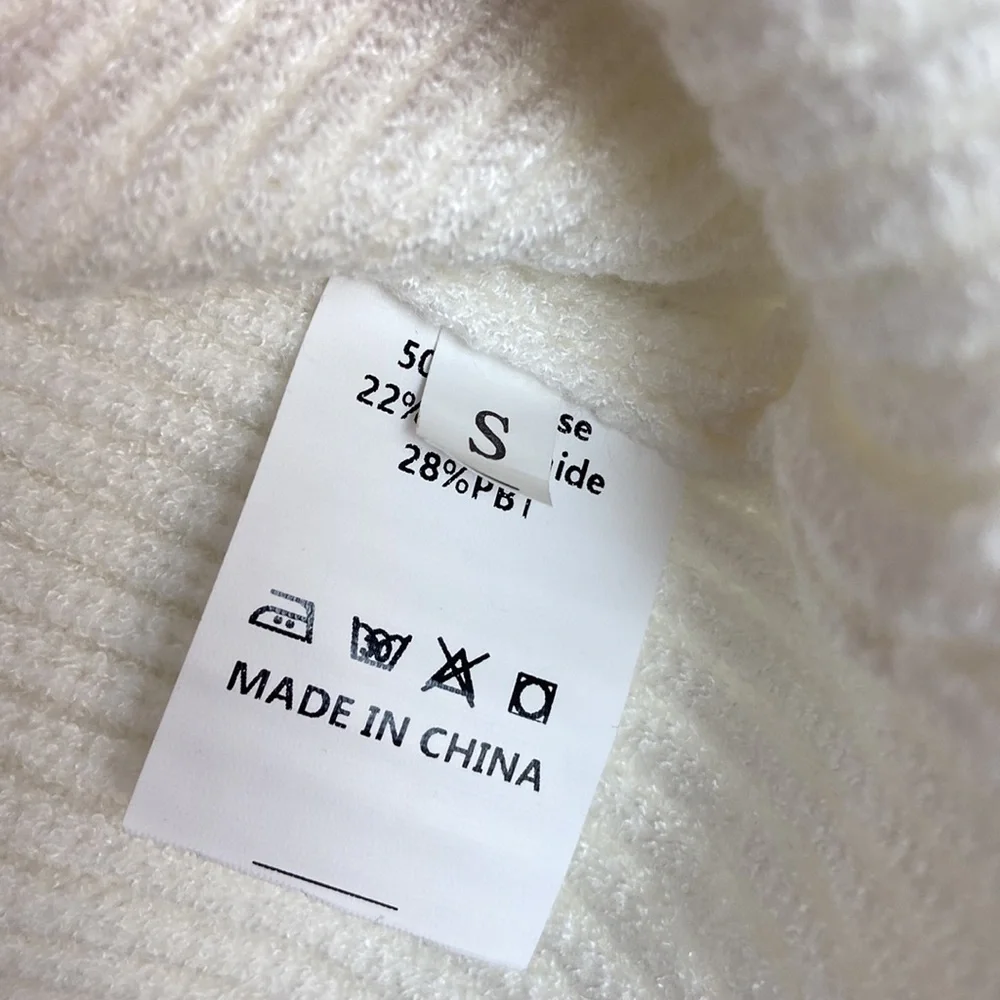 Amazon White Knit Button Up Vest Women's Small Y2K Summer 90s Quiet Luxury Retro - Picture 4 of 6